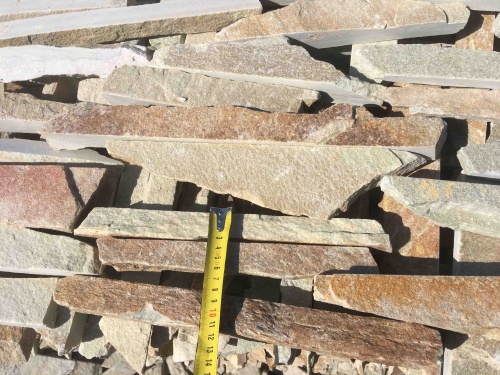 Горбушка златолит золотистый для облицовки купить в Орловской области