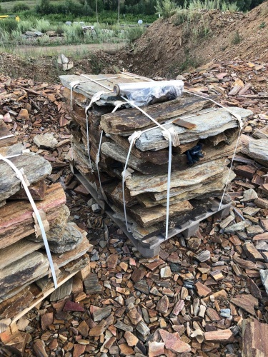 Плитняк кора дерева 50-100мм для пошаговых дорожек купить в Орловской области