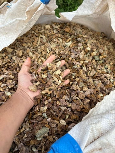 Златолит персиковый декоративная каменная крошка купить в Орловской области