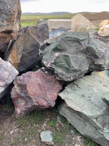 Камни для ландшафтного дизайна зелёные 10-60 килограмм купить в Орловской области