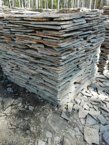 Плитняк златолит Уральский для цоколя, отмостки купить в Орловской области