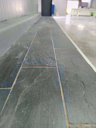 Плитка чёрная из натурального камня фасадная 30 см * 5 см, толщина 7 мм -30 мм купить в Орловской области